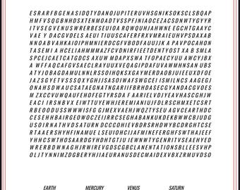 Planet Word Search