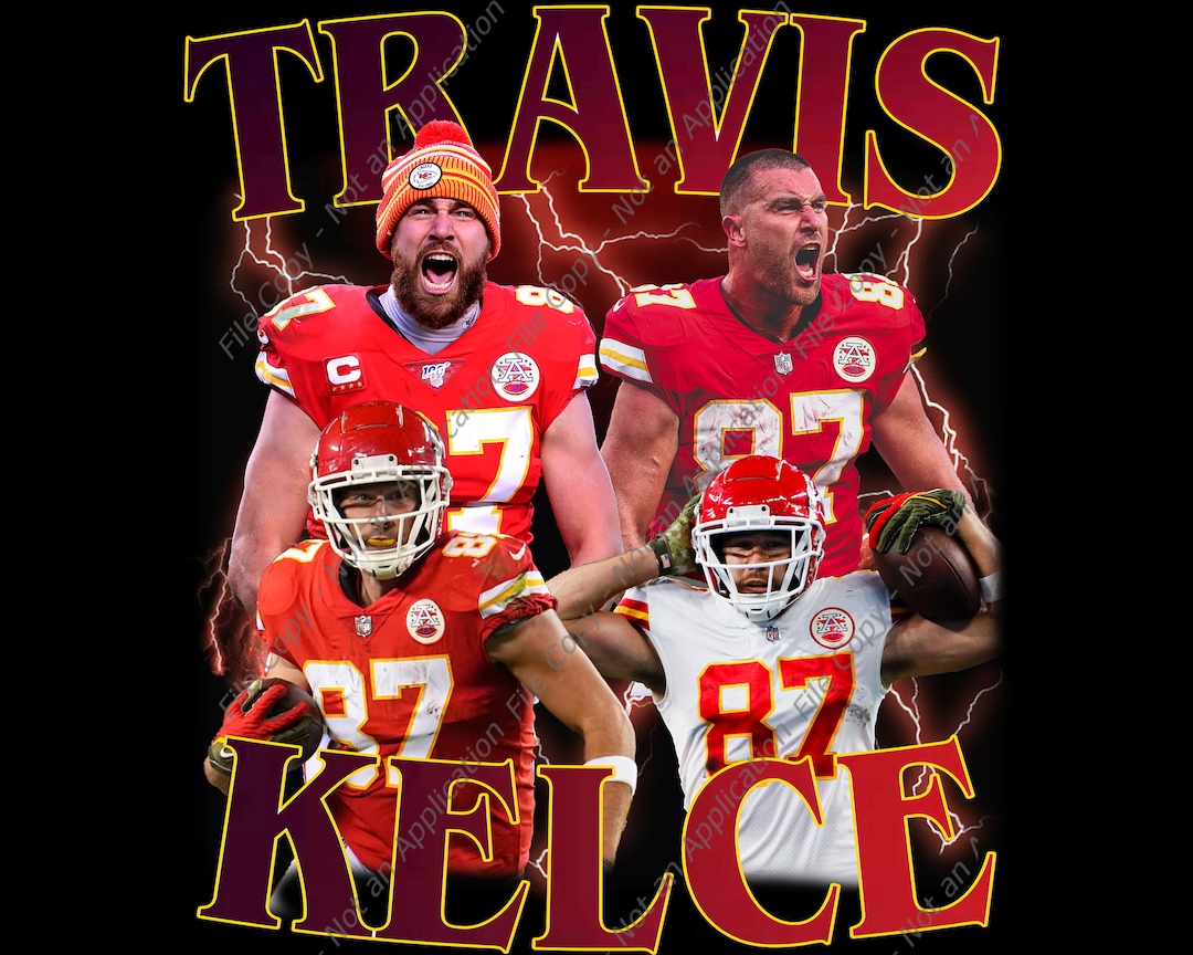 Travis Kelce Png Ready to Print Printable Design Artist - Etsy