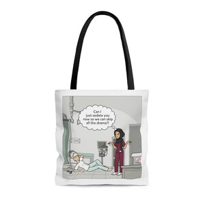 Tote Bag for nurse, Ethnic Nurse, Nurse Humor, Nurse Funny, Gift for Doctor, Nurse Week Gift, RN Gift, Gift for Nursing Student, LPN