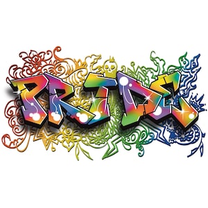 Graffiti Pride Unisex Softstyle T-Shirt
