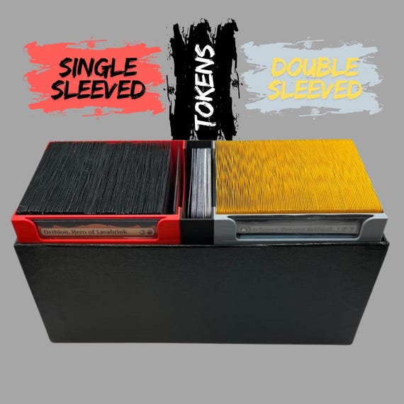 MTG Commander Deck & Token Containers - 3-piece Bundle Box Set - Etsy