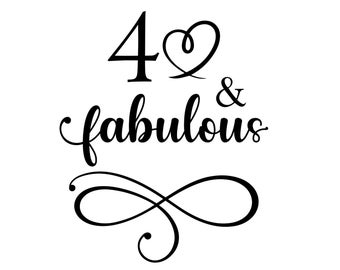 40th birthday svg, 40th Birthday, Birthday svg, 40th birthday shirts svg, PNG, Cut File for Cricut, Silhouette, Glowforge, gift, squad