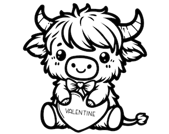 Highland Cow svg, Highland Cow png, Cow Head svg, Highland Heifer Svg, Baby Cow svg, Cute Cow svg, Cow Svg, Highland Cow Sitting Clipart