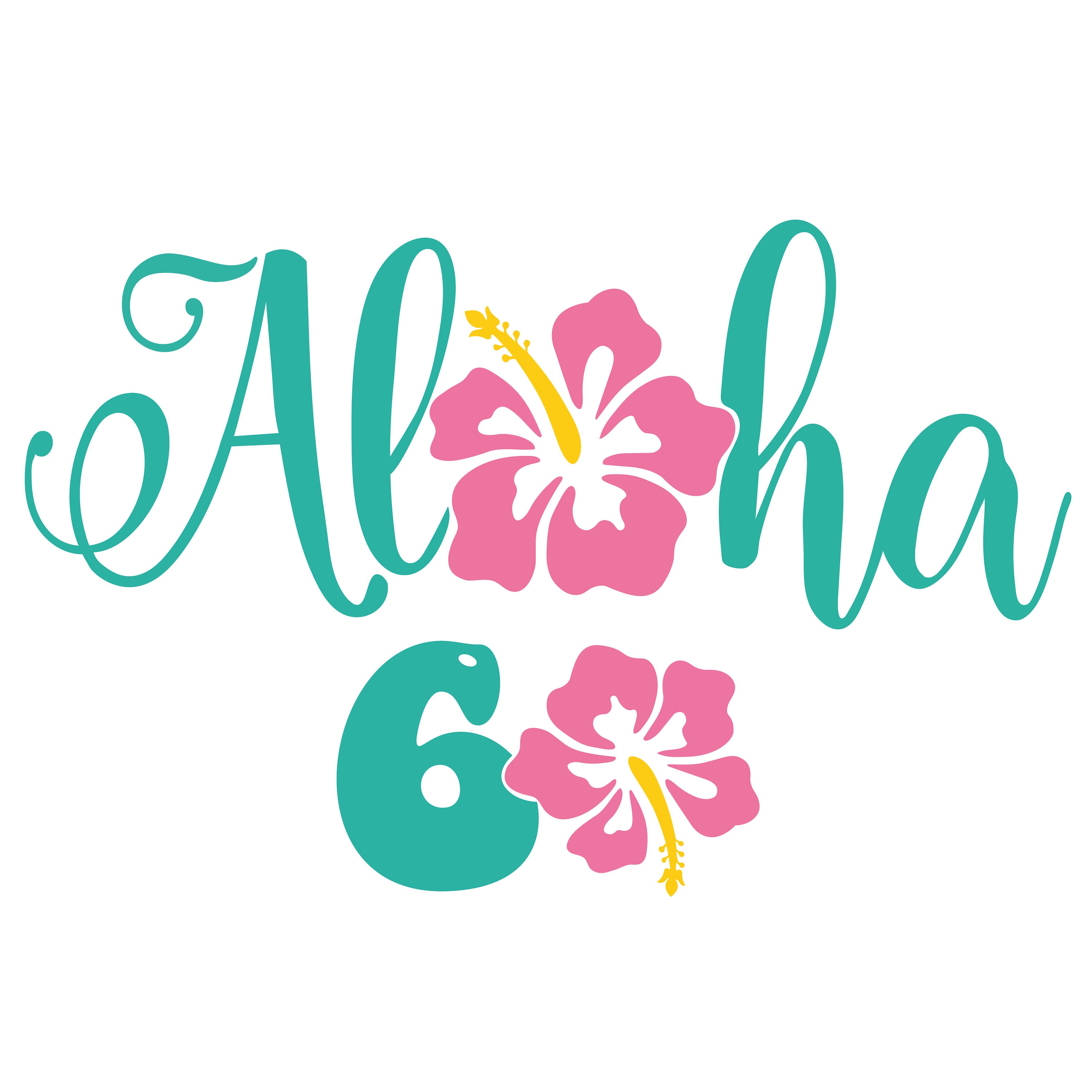 Aloha 60 SVG ,60th Birthday Design Sixty SVG ,aloha 60 Shirt