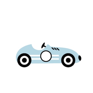Voiture de course SVG, superposition, papier, course, rétro, anniversaire, topper, garçon, enfants, fichier de coupe, vinyle, transport, Cricut, véhicules, téléchargement immédiat