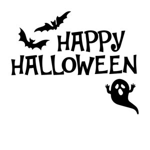 Happy Halloween SVG, Cute Halloween SVG, Ghost svg, Halloween Quote svg, Ghost Vibes svg, Halloween Vibes svg, Cut Files Cricut, Silhouette