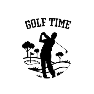 Golf svg, Golfing Svg, Golfing Design Svg, Logotipo de golf, Pelota de golf svg, Vector de golf, Descarga instantánea del club de golf, Svg, Png