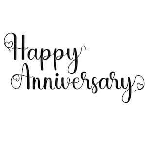 Topper de pastel svg de feliz aniversario. Topper de pastel de feliz aniversario digital. archivo de topper de pastel svg.