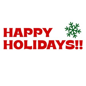 Happy Holidays SVG, Merry Christmas SVG, Winter SVG, Digitale Download, Cut File, Sublimatie, svg, png, jpg eps