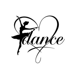 Danseuse svg, eps et png, j'aime danser svg, svg danse, balet svg, couper des fichiers, svg Cricut