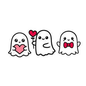 Valentijnsdag Ghost png Spoken met harten grafisch Retro Ghost Valentine png sublimatie Heart Mug png Je bent mijn Boo Valentine-kaart png