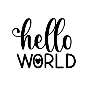 Hello World SVG. Newborn Svg. Baby Svg. I'm New Here Svg. New Baby Svg. New To The Crew Svg. Pliki Svg dla Cricut. Baby Svg. Baby Onesie Svg