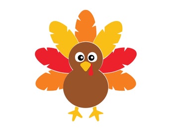 Thanksgiving Turkey ,Instant Digital Download , svg, png, eps and jpg files included