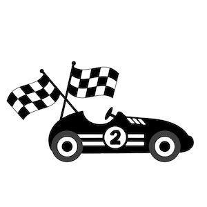 Auto da corsa SVG, a strati, carta, corsa, retrò, compleanno, topper, ragazzo, bambini, file di taglio, vinile, trasporto, Cricut, veicoli, download immediato
