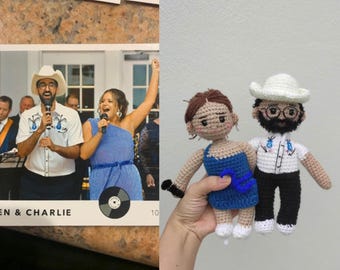 Custom Crochet Dolls, Custom Plush Doll, Doll From Photo, Look Alike Doll, Stuffed Doll, Memorial Gift, Christmas Gift, Couple Gift