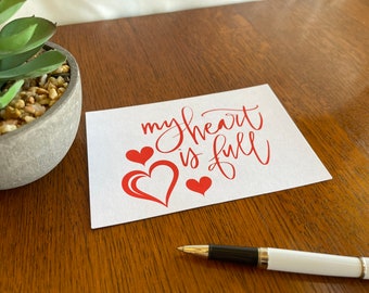 Thoughtful Note Cards Heartfelt Thank You Notes Red Post Card