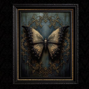 Dark Butterfly Print