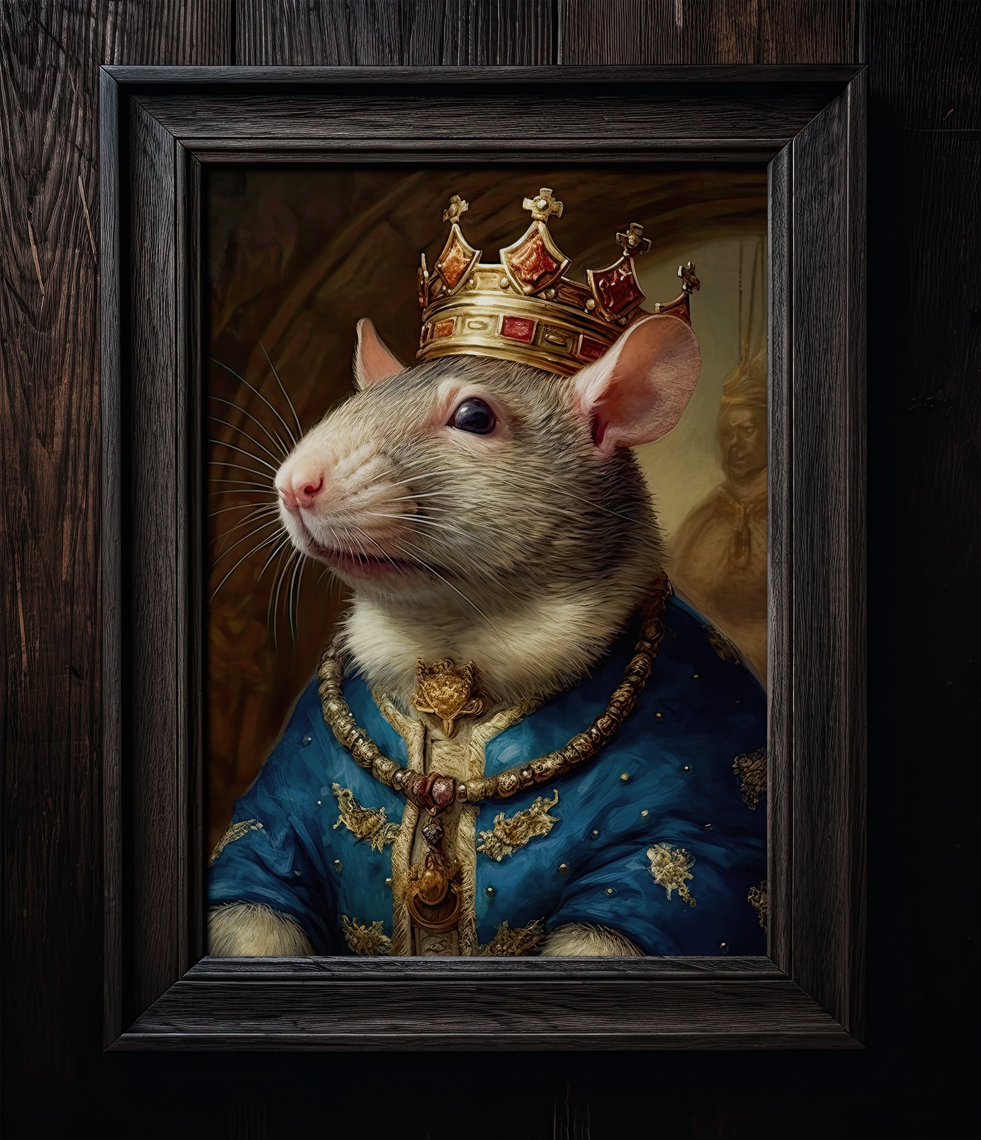  Vintage Rat King Art Print, Animal Art Print, Classic Art, A Rat  In Full Crown On Canvas, Vintage Animal Print, Rat King Wall Art : Handmade  Products