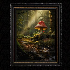 Mushroom Decor Print