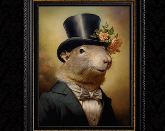 Capybara Gift Poster