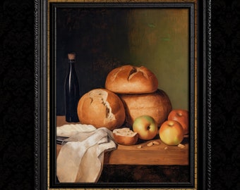 Bread and Apples Wall Art Print