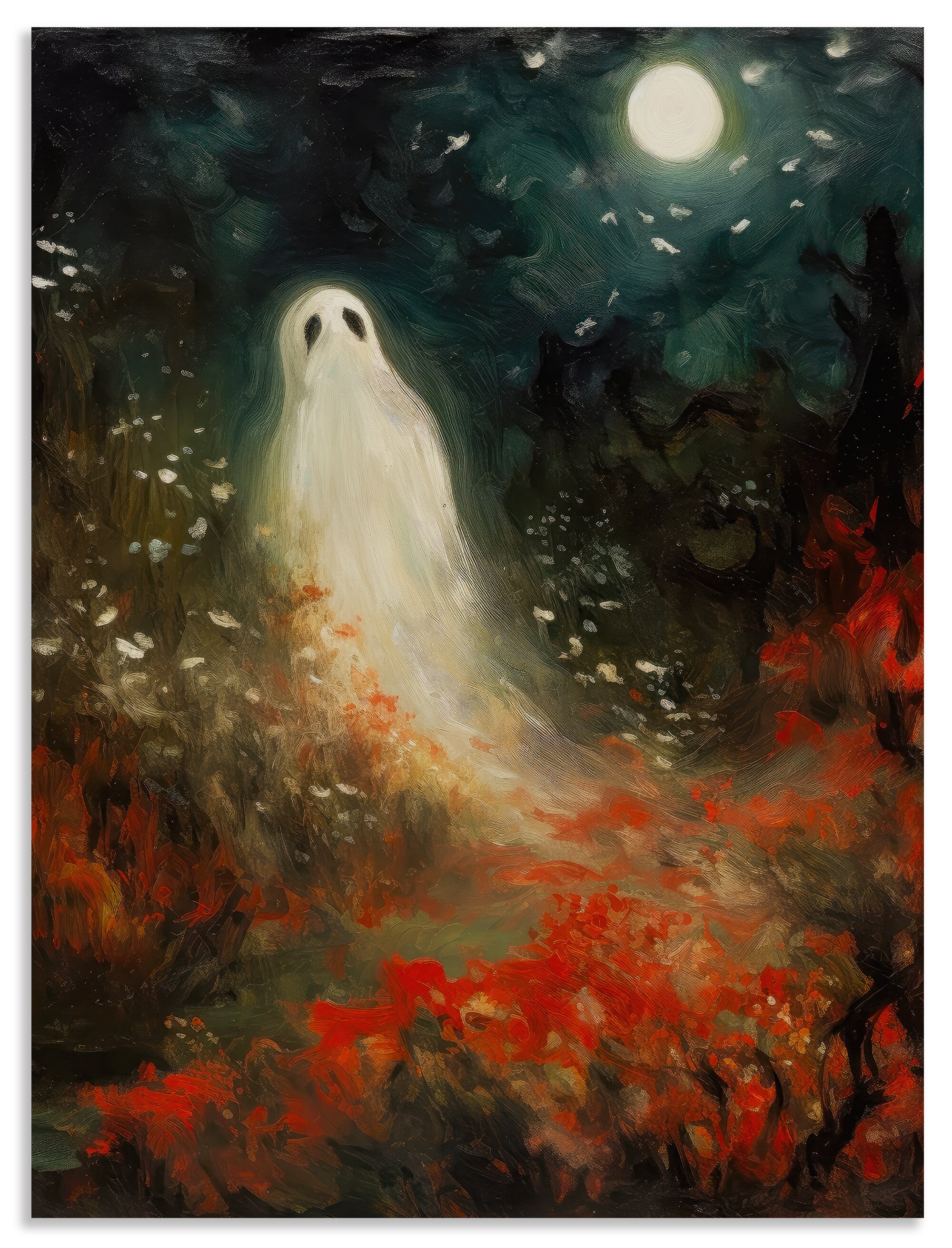 Ghost Painting #2 - the Red One - Etsy