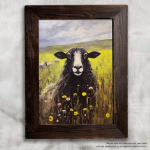 Black Sheep Art - Black Sheep Art Print
