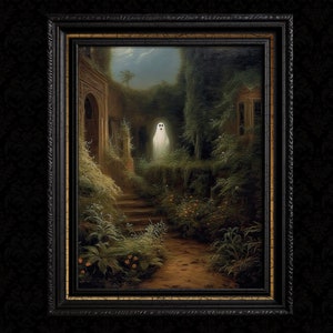 Victorian Ghost Vintage Wall Art Print