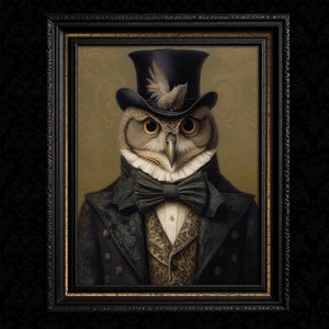 Owl Wall Art Print