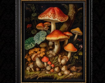 Mushroom Decor Art Print