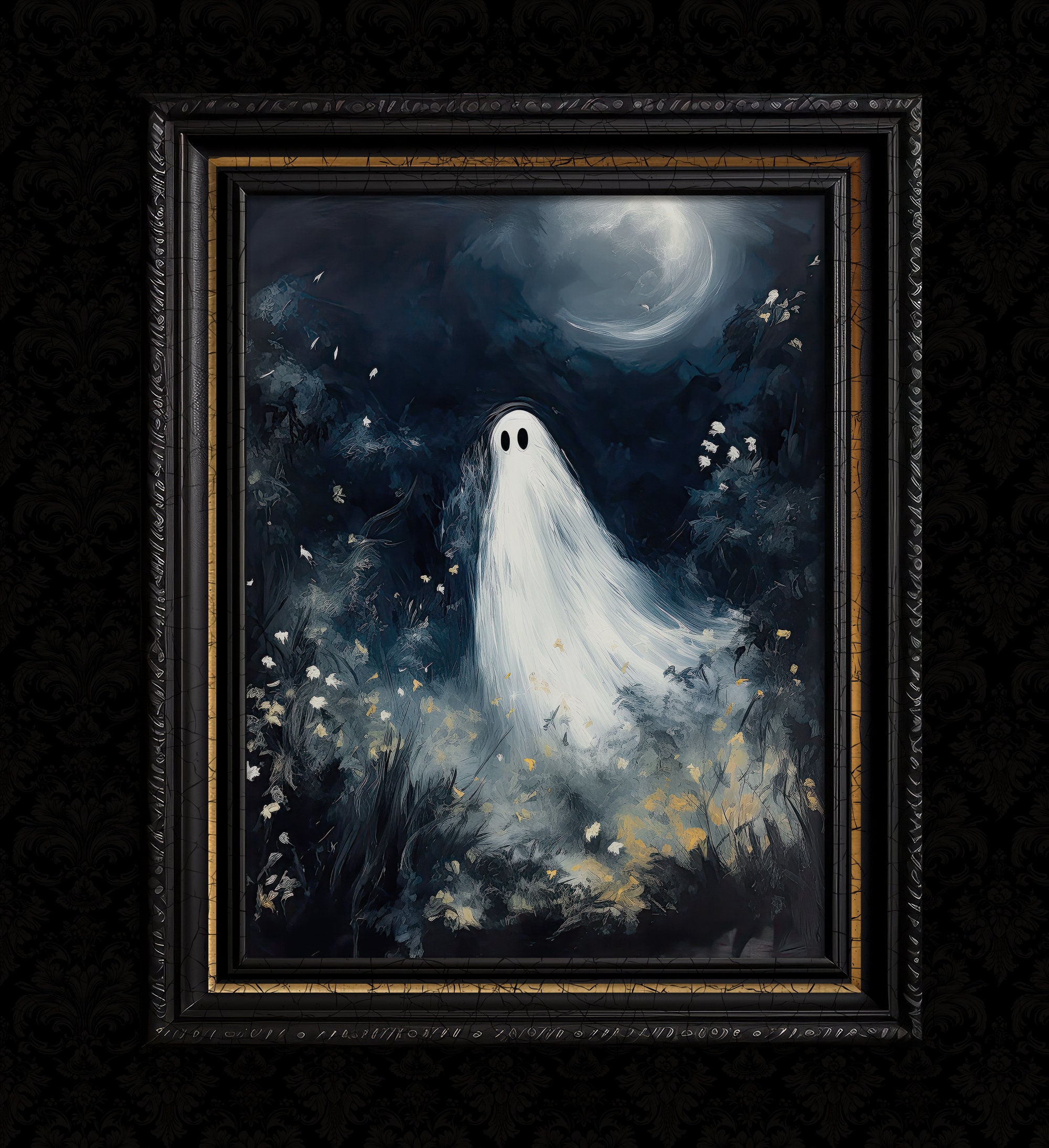 Ghost Painting #3 - the Blue One - Etsy