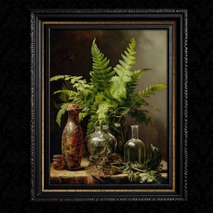 Vintage Fern Wall Art Print