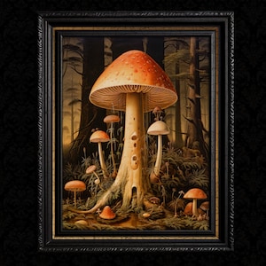 Mushroom Decor Print