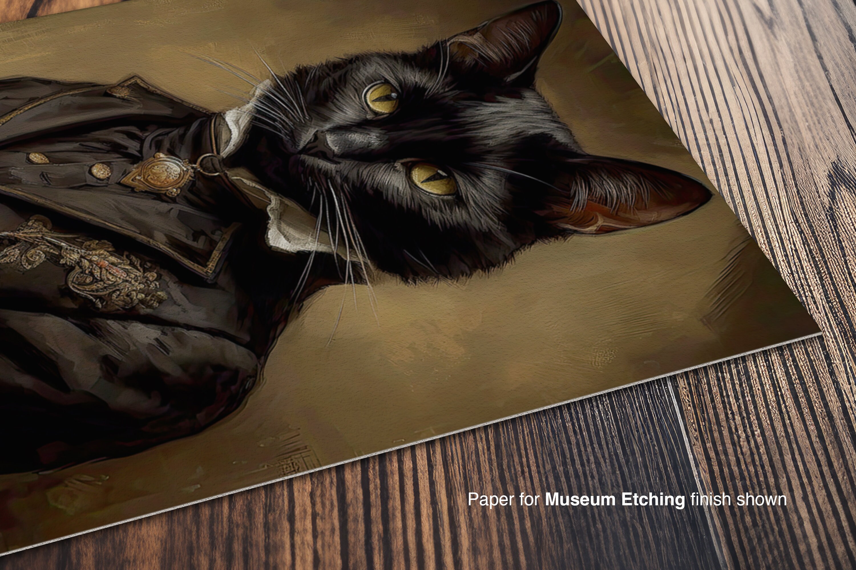 Victorian Cat Art Vintage Poster - Etsy