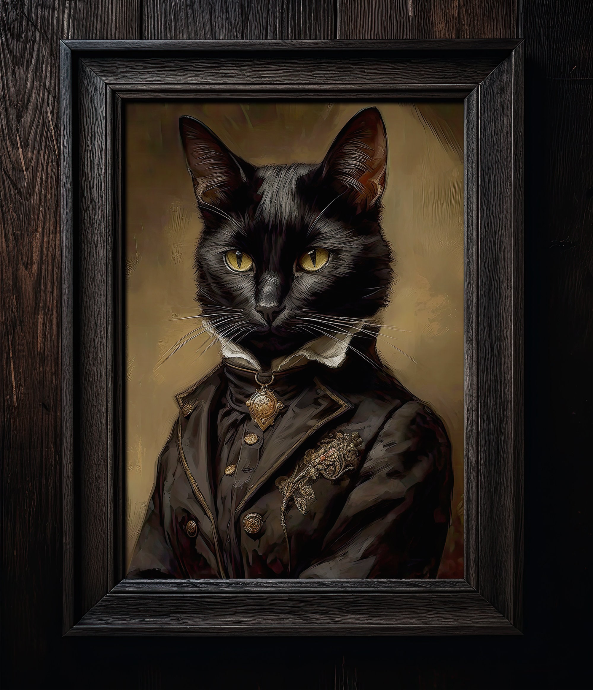 【CAT】　vintage poster Amazon.com: Vintage Funny Cat Wall Art & Decor - Catzilla