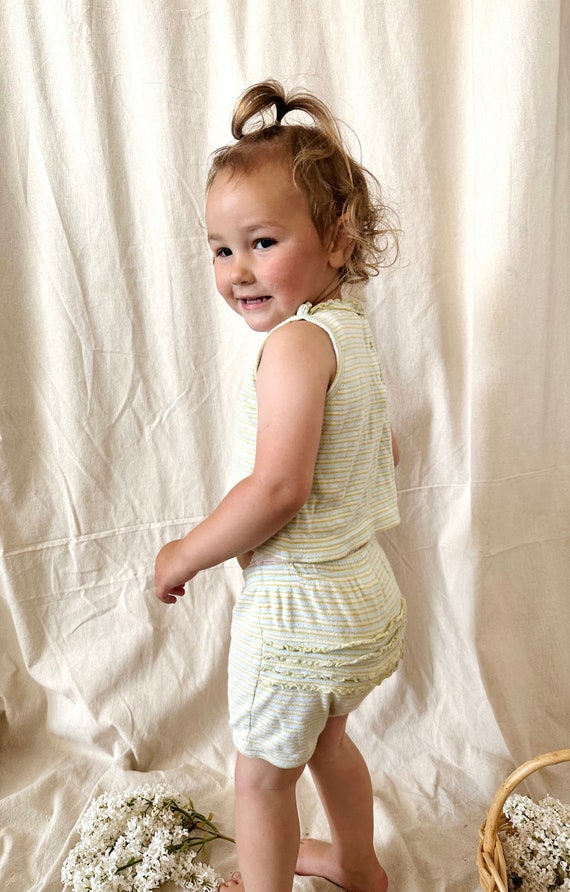 Vintage toddler shorts set