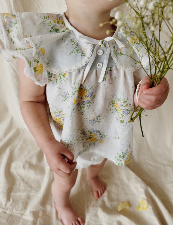 Vintage floral toddler set - image 4