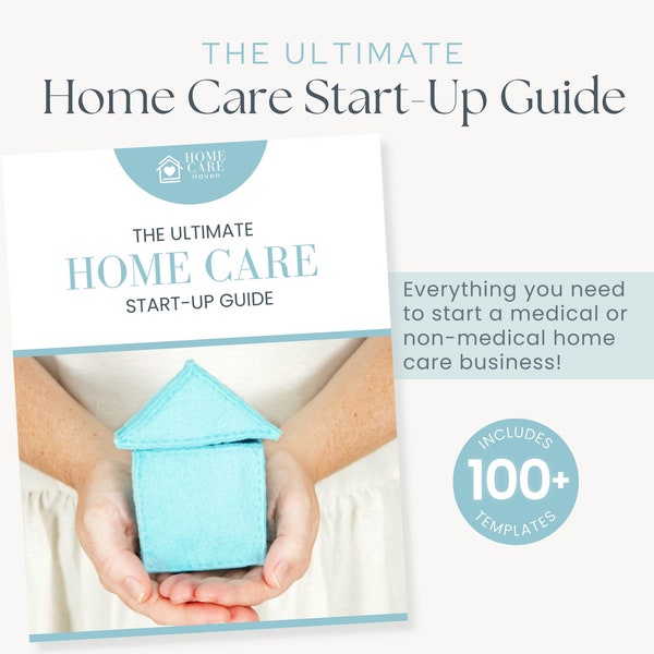 Home Care Business Templates Bundle | Personal Care Agency | In Home Aid | Senior Care Business | Home Health Care | Personal Care Agency