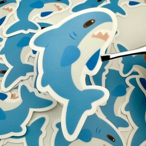 Blahaj Shark Sticker MATTE 3” - Blåhaj