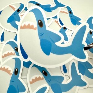 Blahaj Blue Shark Sticker MATTE 3” - Blåhaj