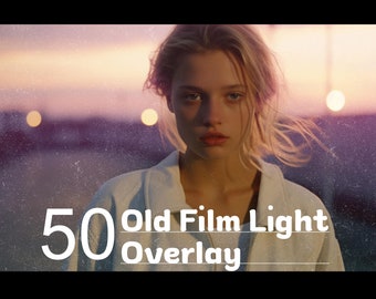 Film Light Overlays, Old Film Light Overlays, Vintage Light Overlay,Light Leak Effect,Film Scratch Texture,Retro Photo Texture, Film Effect