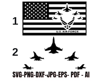 Air Force Symbol, Air Force Badge svg, Air Force Logo, Air Force Cnc, CNC Plasma Air Force, Air Force svg, 50 Stars svg, American Flag Svg