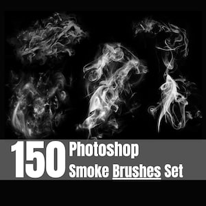 Photoshop Smoke Brushes, Smoke Brushes Mega Bundle,150 Photoshop Brush Smoke,Realistic Smoke Brushes,150 Photoshop Brush Sets