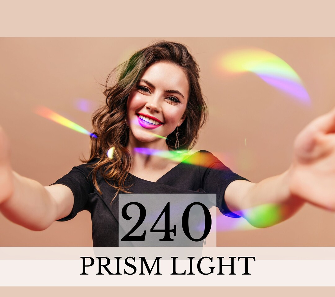 Prism Overlaysrainbow Light Leakslens Flareprism Light Etsy