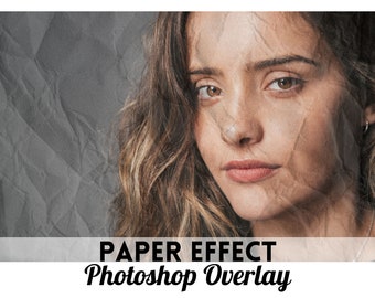 Effet papier, effet papier froissé, effet papier pour Photoshop, effet Photoshop, effet Grain, 300 DPI, effet PSD, Mac / Win