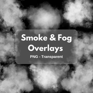 Smoke Overlay, Fog Overlay, PNG Smoke Overlay, Canva Smoke Overlay, Lightroom  Smoke Overlay,Photoshop Sport Smoke Overlays, Transparet PNG