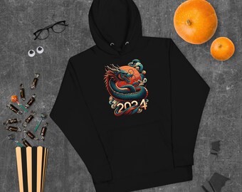 2024 Japanese Dragon Elegance Hoodie