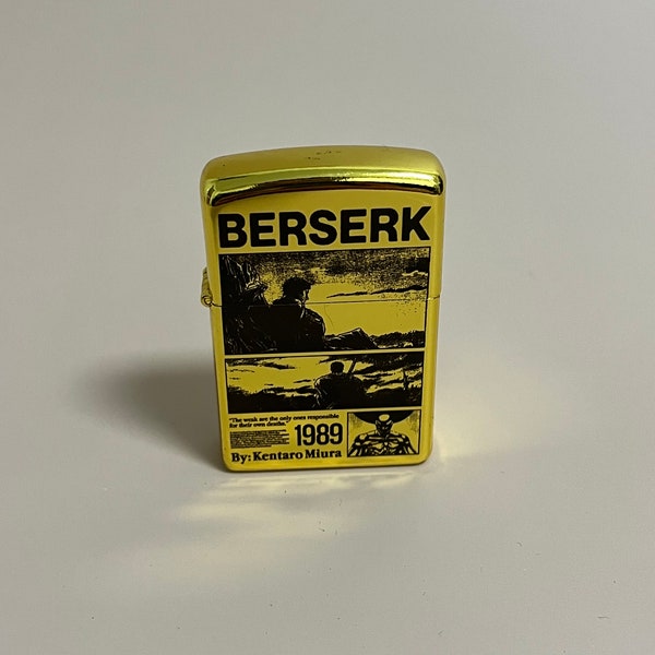 Berserk Edition gegraveerde lichtere behuizing - stalen flip-olieaansteker