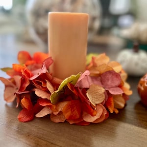 Fall Candle Ring, Small Fall Wreath, Thanksgiving Decor, Small Wreath, Candle Ring, Autumn Home Accent, Autumn Candle Ring, Gift, Gift Ideas