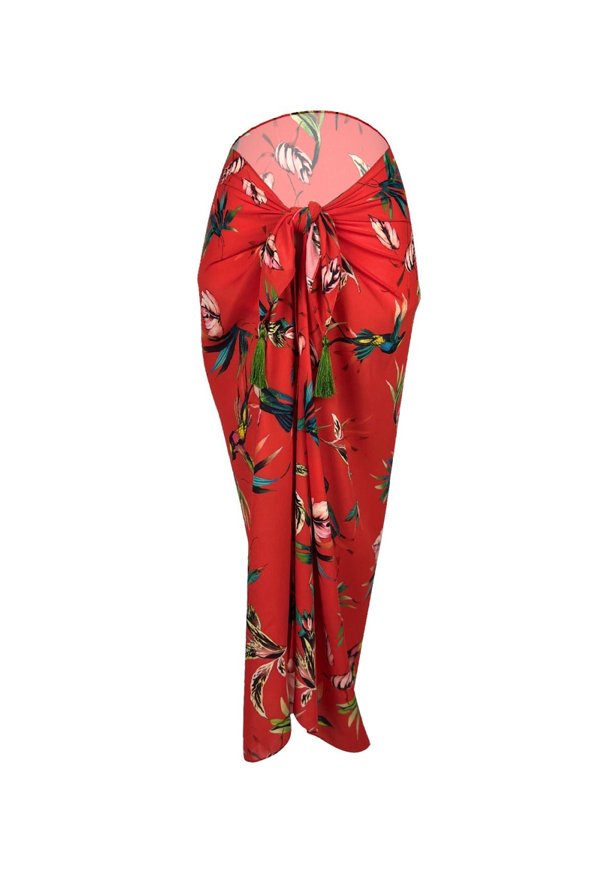 Paréo Red Point En Polyester 155x100cm à Pois Multicolore - Neuf Avec étiquettes